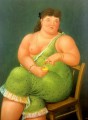 half naked woman Fernando Botero